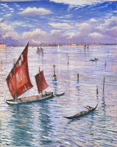 Venedig vom Lido aus von Christopher Richard Wynne Nevinson